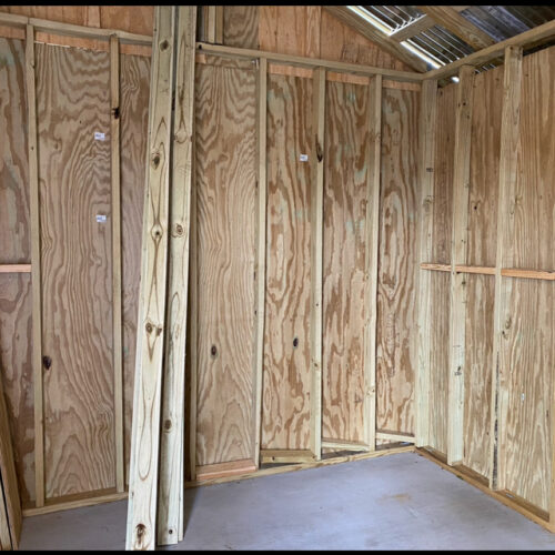 Mr. Juan Bautista devoted many hours to build two spaces for our donation center